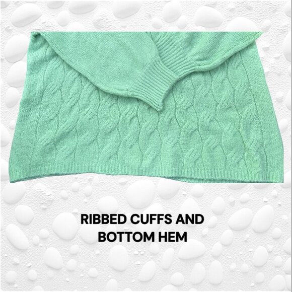 MINT GREEN Very Soft Turtleneck Plus Size 2X NWT - Picture 4 of 6